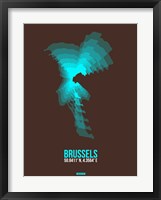 Brussels Radiant Map 1 Fine Art Print