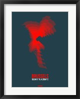 Brussels Radiant Map 2 Fine Art Print