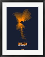 Brussels Radiant Map 3 Fine Art Print