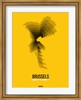Brussels Radiant Map 4 Fine Art Print