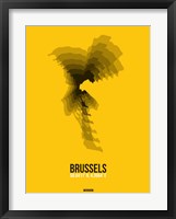Brussels Radiant Map 4 Fine Art Print