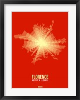 Florence Radiant Map 1 Fine Art Print