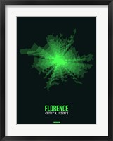 Florence Radiant Map 3 Fine Art Print
