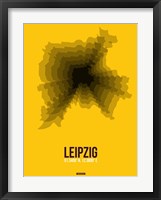 Leipzig Radiant Map 1 Fine Art Print