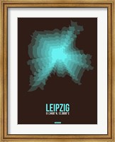 Leipzig Radiant Map 2 Fine Art Print