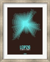 Leipzig Radiant Map 2 Fine Art Print