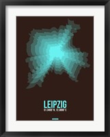 Leipzig Radiant Map 2 Fine Art Print