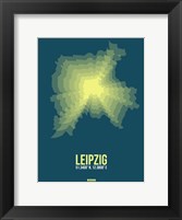 Leipzig Radiant Map 3 Fine Art Print