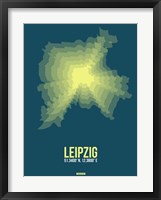 Leipzig Radiant Map 3 Fine Art Print