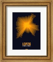 Leipzig Radiant Map 4 Fine Art Print