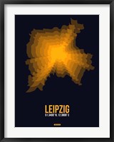 Leipzig Radiant Map 4 Fine Art Print