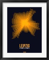 Leipzig Radiant Map 4 Fine Art Print
