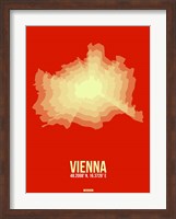 Vienna Radiant Map 1 Fine Art Print