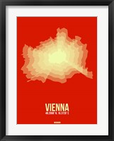 Vienna Radiant Map 1 Fine Art Print