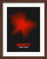 Budapest Radiant Map 3 Fine Art Print