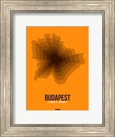 Budapest Radiant Map 4 Fine Art Print