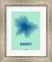 Budapest Radiant Map 5 Fine Art Print