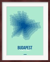 Budapest Radiant Map 5 Fine Art Print