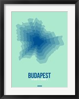 Budapest Radiant Map 5 Fine Art Print
