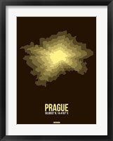 Prague Radiant Map 1 Fine Art Print