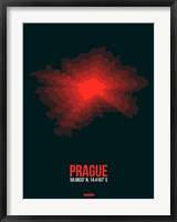 Prague Radiant Map 3 Fine Art Print
