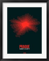 Prague Radiant Map 3 Fine Art Print