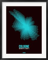 Cologne Radiant Map 2 Fine Art Print