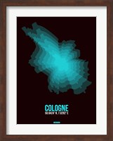 Cologne Radiant Map 2 Fine Art Print