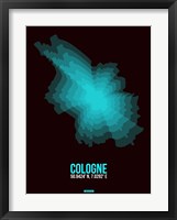 Cologne Radiant Map 2 Fine Art Print