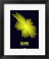 Cologne Radiant Map 3 Fine Art Print
