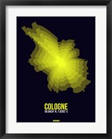 Cologne Radiant Map 3 Fine Art Print