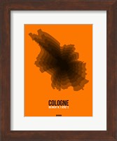 Cologne Radiant Map 4 Fine Art Print