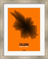 Cologne Radiant Map 4 Fine Art Print