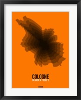 Cologne Radiant Map 4 Fine Art Print