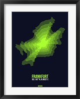 Frankfurt Radiant Map 2 Fine Art Print