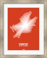 Frankfurt Radiant Map 3 Fine Art Print