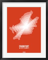 Frankfurt Radiant Map 3 Fine Art Print