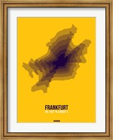 Frankfurt Radiant Map 4 Fine Art Print