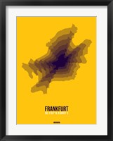 Frankfurt Radiant Map 4 Fine Art Print
