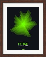 Stuttgart Radiant Map 3 Fine Art Print