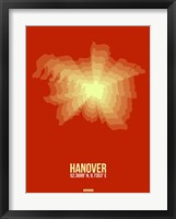 Hanover Radiant Map 3 Fine Art Print