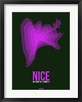 Nice Radiant Map 1 Fine Art Print