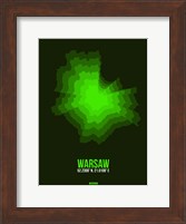 Warsaw Radiant Map 2 Fine Art Print