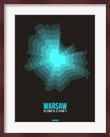 Warsaw Radiant Map 3 Fine Art Print