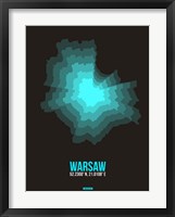 Warsaw Radiant Map 3 Fine Art Print