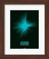 Athens Radiant Map 2 Fine Art Print