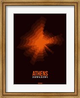 Athens Radiant Map 3 Fine Art Print
