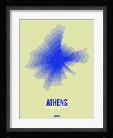 Athens Radiant Map 4 Fine Art Print
