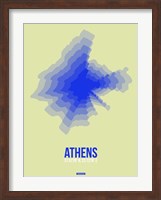 Athens Radiant Map 4 Fine Art Print