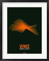 Venice Radiant Map 2 Fine Art Print